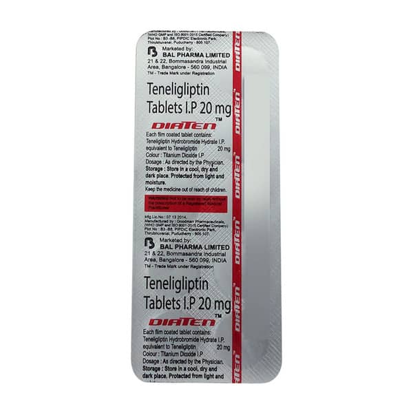 Diaten 20Mg Strip Of 10 Tablets