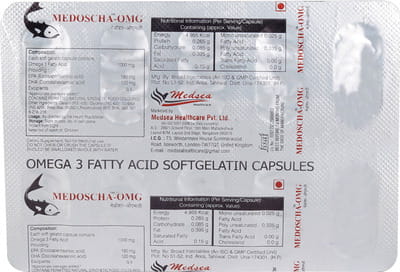 Medoscha Omg Strip Of 10 Capsules