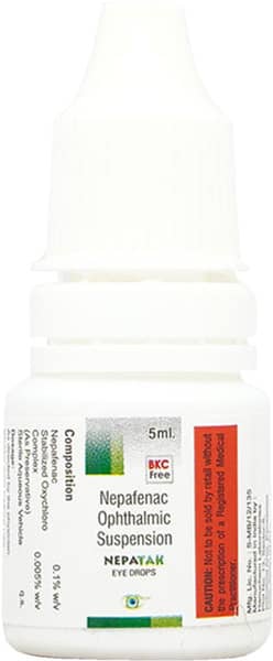 Nepatak Bottle Of 5ml Eye Drops