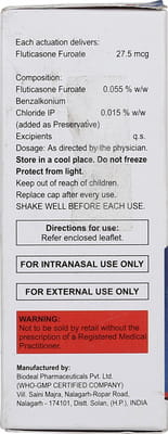 Axunil 9gm Bottle Of 180md Nasal Spray