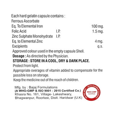 Carbofol Plus Strip Of 10 Capsules