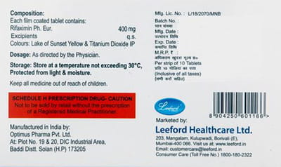 Rexigut 400mg Strip Of 10 Tablets