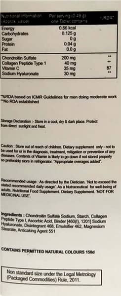 Tendoaid Strip Of 10 Tablets