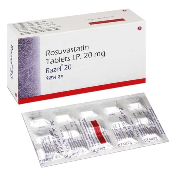 Razel 20mg Strip Of 15 Tablets