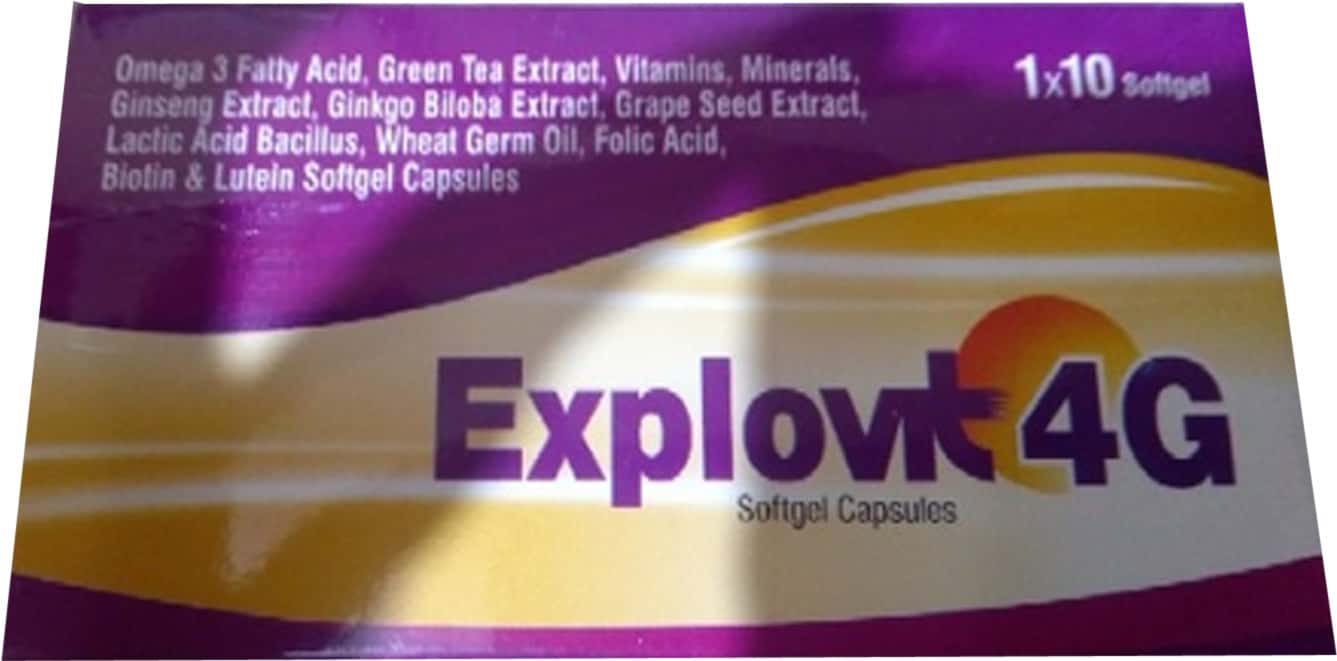Buy Explovit Capsule (10) Online & Save Up to 24% at PharmEasy