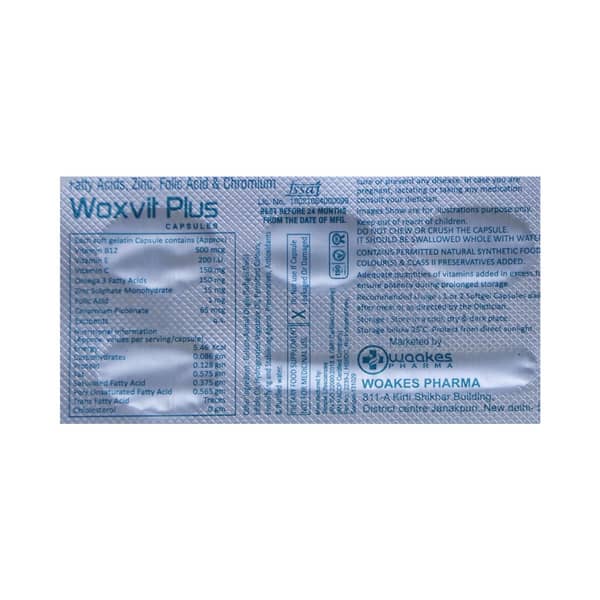 Woxvit Plus Strip Of 10 Capsules