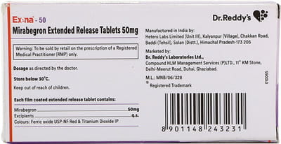 Exena 50mg Strip Of 10 Tablets