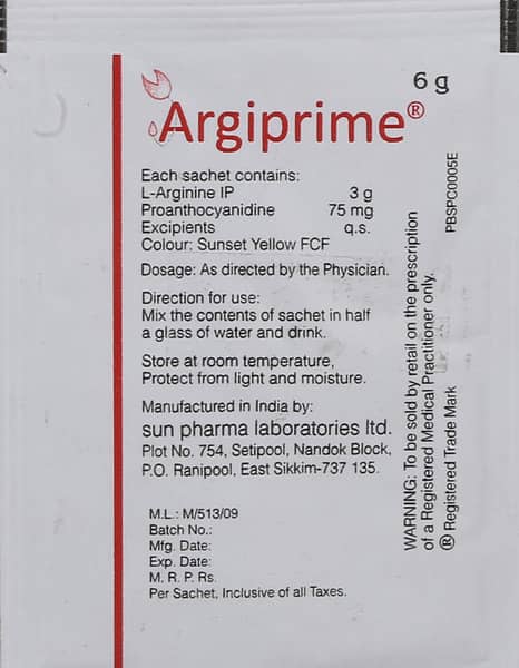 Argiprime Granules | Refreshing Orange Flavour Sugar Free