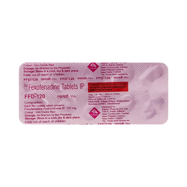 Ffd 120mg Strip Of 10 Tablets
