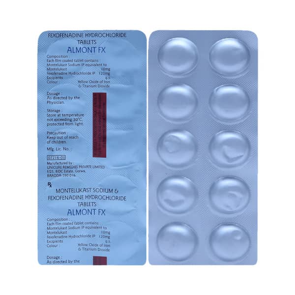 Almont Fx Strip Of 10 Tablets