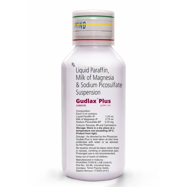 Gudlax Plus Peppermint Flavour Sugar Free Bottle Of 110Ml Suspension