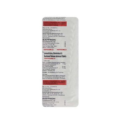 Ventocore Ax Strip Of 10 Tablets