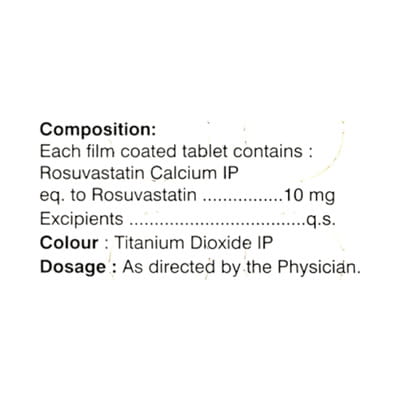 Rosupack 10mg Strip Of 10 Tablets
