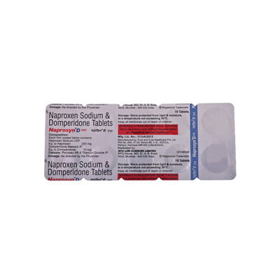 Naprosyn D 250mg Strip Of 10 Tablets