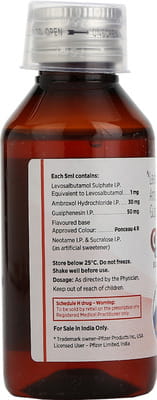 Corex Ls Sugar Free Bottle Of 100ml Syrup