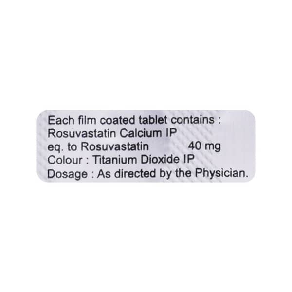 Rosucus 40mg Strip Of 10 Tablets