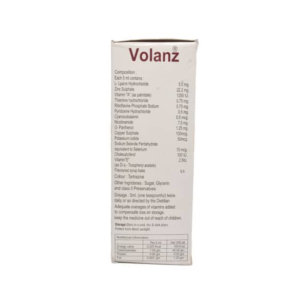 Volanz Mango Flavour Bottle Of 200Ml Syrup