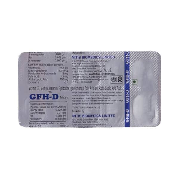Gfh D Strip Of 10 Tablets