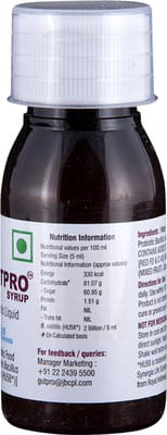 Gutpro Bottle Of 30ml Syrup