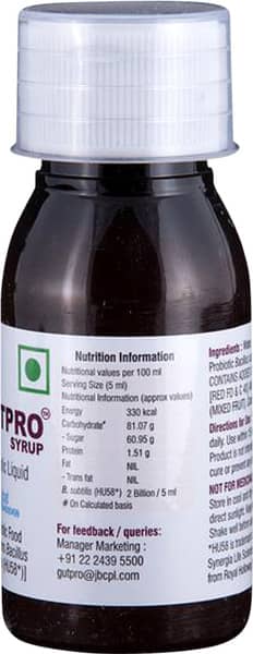 Gutpro Bottle Of 30Ml Syrup