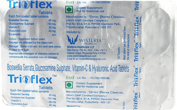 Trioflex Strip Of 10 Tablets