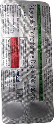 Ketoford Dt 10mg Strip Of 10 Tablets