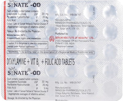 Sinate Od Strip Of 30 Tablets