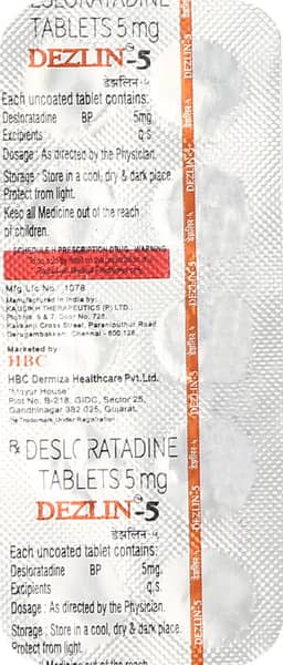 Dezlin 5mg Strip Of 10 Tablets