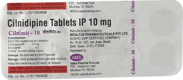 Cilnimit 10Mg Strip Of 10 Tablets