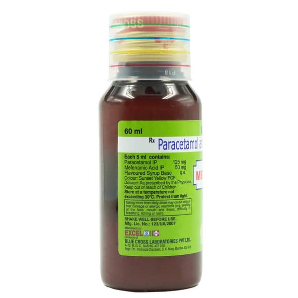 Meftagesic P Mango Flavour Bottle Of 60Ml Suspension
