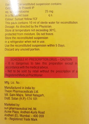 Cepodem 25mg Orange Flavour Bottle Of 10ml Oral Drops