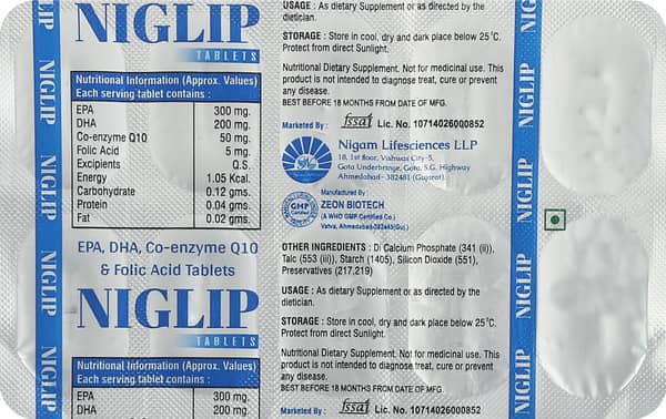 Niglip Strip Of 10 Tablets