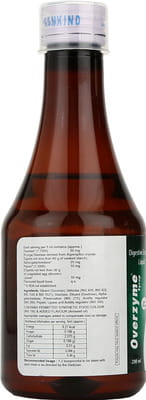 Overzyme Saunf Flavour Bottle Of 200ml Syrup