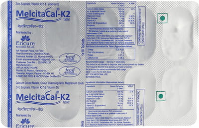 Melcitacal K2 Strip Of 10 Tablets