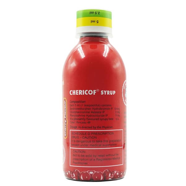 Chericof Cherry Flavour Bottle Of 100Ml Syrup
