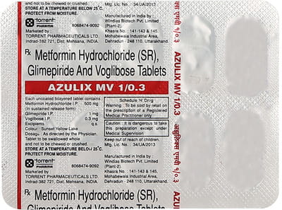 Azulix Mv 1/0.3mg Strip Of 10 Tablets