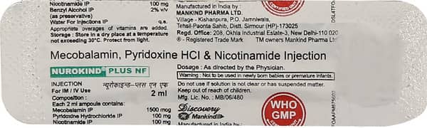 Nurokind Plus Nf Ampoule Of 2ml Injection