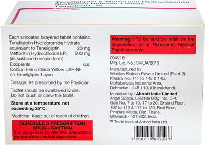 Tenefron M Strip Of 10 Tablets