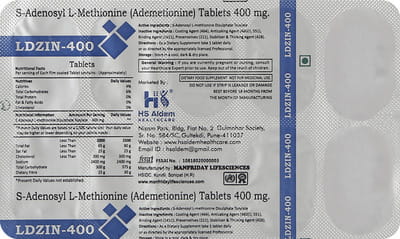 Ldzin 400mg Strip Of 10 Tablets