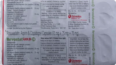 Revostat Gold 20mg Strip Of 10 Capsules