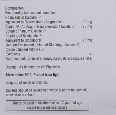 Revostat Gold 20mg Strip Of 10 Capsules