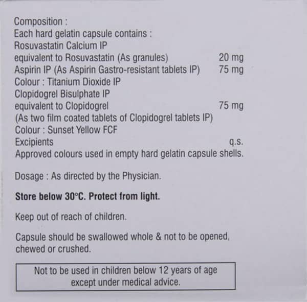 Revostat Gold 20Mg Strip Of 10 Capsules