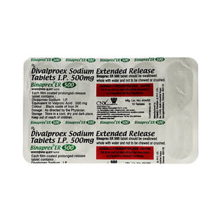 Binaprex Er 500Mg Strip Of 10 Tablets