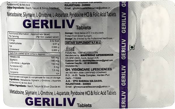 Geriliv Strip Of 10 Tablets