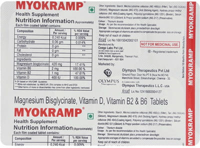 Myokramp Strip Of 10 Tablets