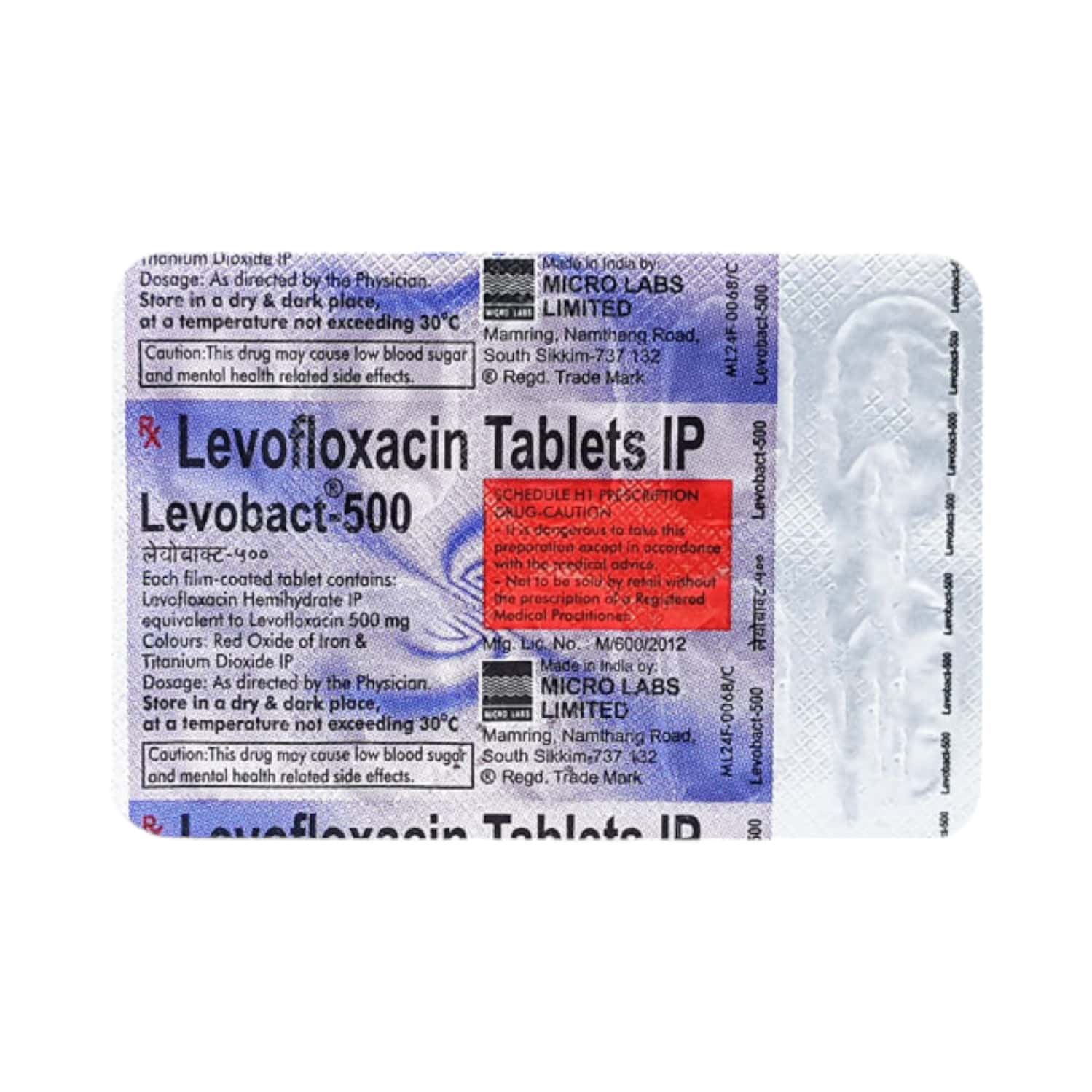 levobact 250mg tablet