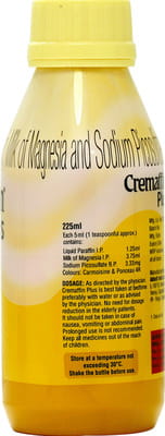 Cremaffin Plus Refreshing Flavour Sugar Free Bottle Of 225ml Emulsion