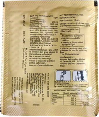 Fetlar Orange Flavour Sachet 10gm