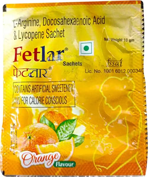 Fetlar Orange Flavour Sachet 10gm