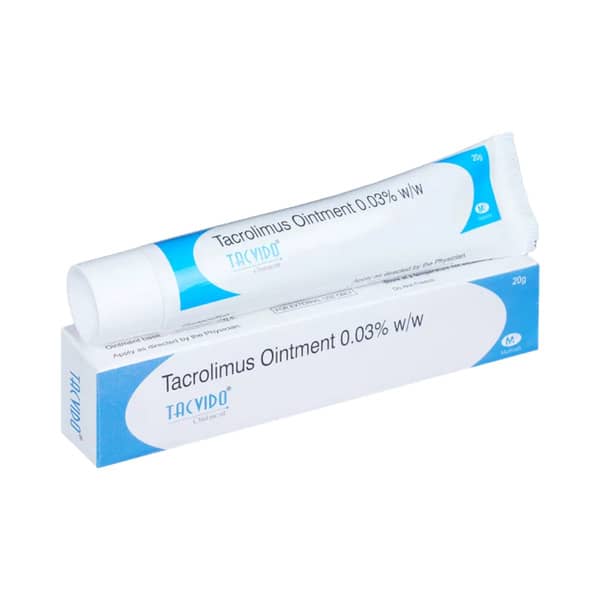 Tacvido 0.03% Tube Of 20gm Cream